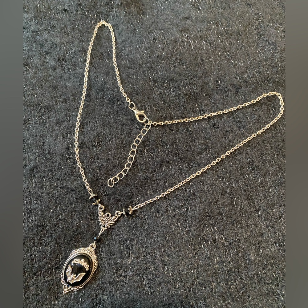 Gothic Bat Pendant Necklace